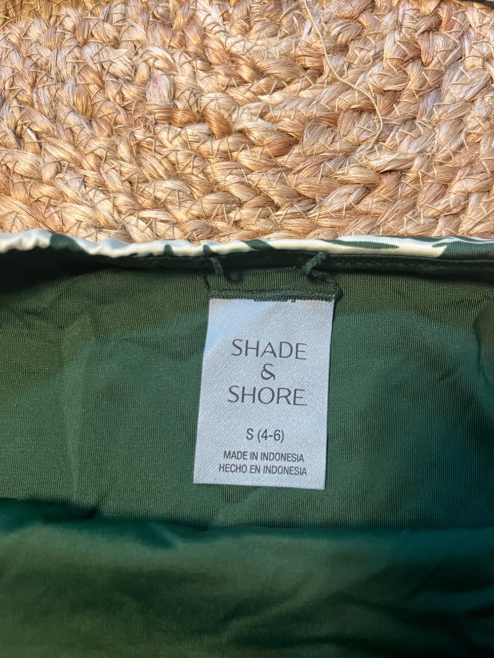 Shade & Shore Green Leaf Print Bikini Set - Picture 3 of 5